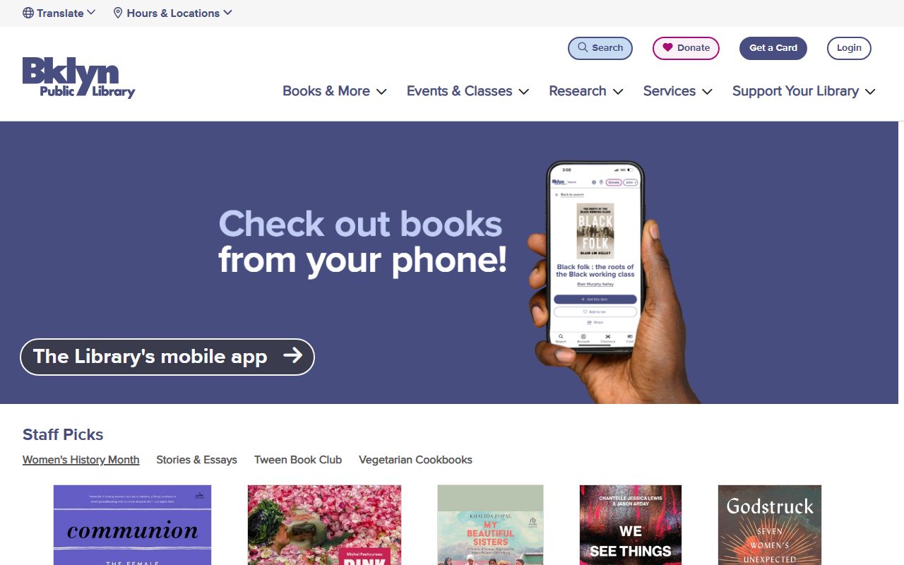 Kings County phone directory Brooklyn Public Library resources